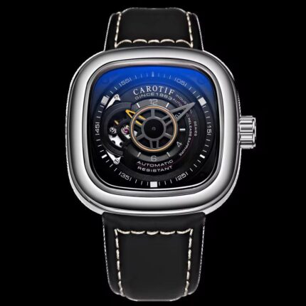 Carotif Top Brand Square Male Watch Mechanical Automatic Waterproof
