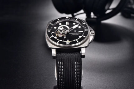 Pagani Design PD-1736 Seiko NH39 Automatic Black Watch