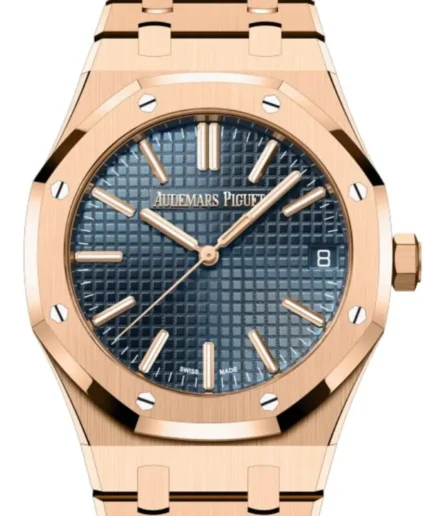 Audemars Piguet Royal Oak 41mm Rose Gold Blue