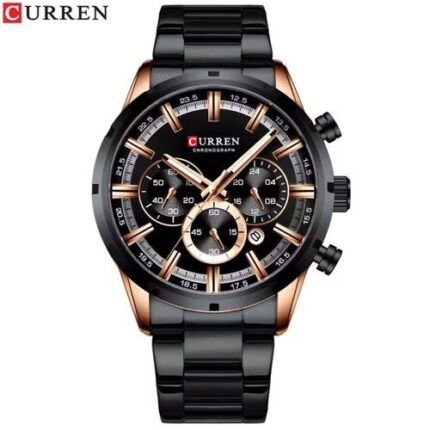 CURREN 8355 Men's Black Wristwatch