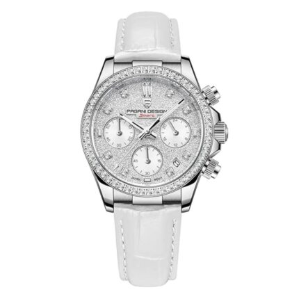 Pagani Design PD1730 Chronograph Date Quartz women's Watch - White
