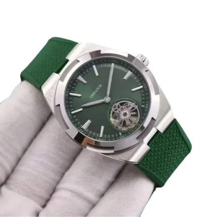 Vacheron Constantin Overseas Tourbillon with Sunburst Green Dial