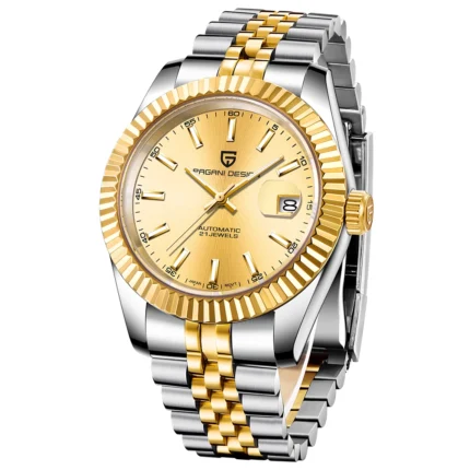 Pagani Design PD-1645 Royal Datejust Homage | Two-Tone Luxury Automatic Watch for Men