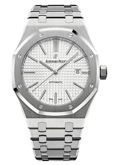 Audemars Piguet Royal Oak 15400 41mm - Stainless Steel - White Dial