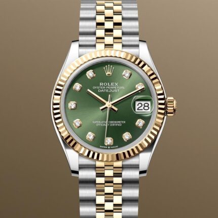 Rolex Datejust NEW 2026 278273 Green Olive Diamonds Gold Steel Jubilee