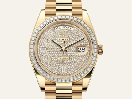 Day-Date 40 Oyster, 40 mm, yellow gold and diamonds