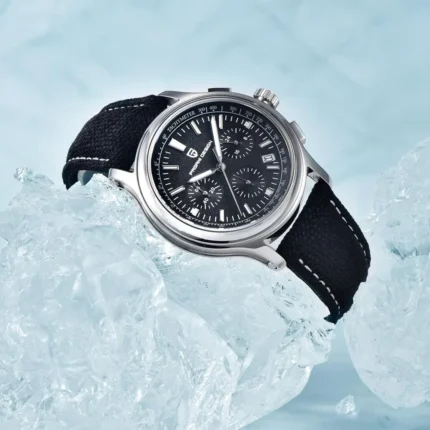 PAGANI DESIGN PD-1781 Men's Chronograph Quartz Watches 40mm Stainless Steel Wristwatch with Nylong@Leather Watchband